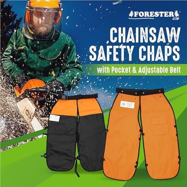 Pierneras Protector Para Motosierrista Color Naranja Forester - Imagen 6