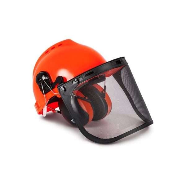 Casco De Seguridad Forestal Y Sistema De Protección Auditiva