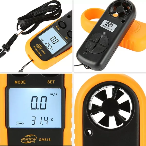 Anemómetro Digital Gm816 - Imagen 4
