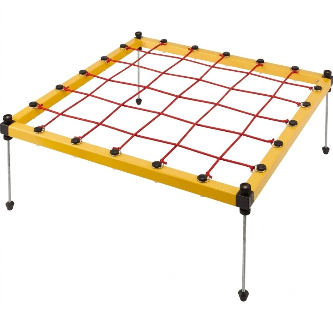 Marco cartografía arqueológica plegable de 60 cm para registro de excavaciones y documentación de campo. Ideal para arqueólogos, investigadores y universidades.