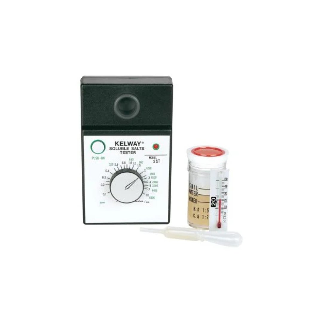 Medidor de Salinidad del suelo y Conductividad eléctrica