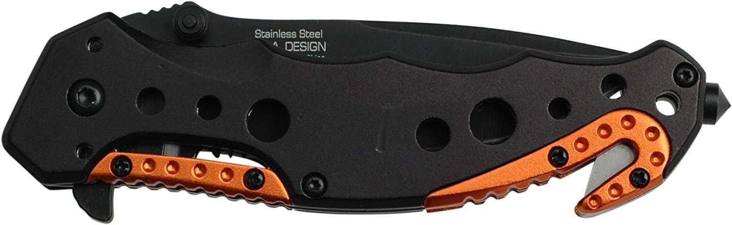 Navaja De Bolsillo Tac-force Naranja de rescate y supervivencia - Imagen 2