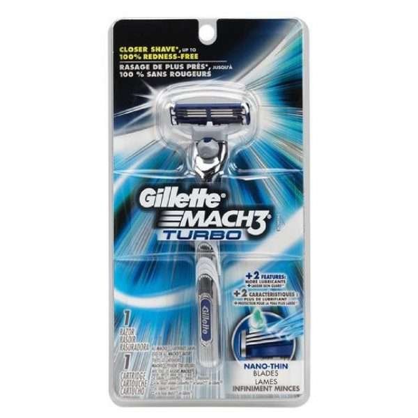 Maquina De Afeitar Gillette Mach3 Turbo - Imagen 2
