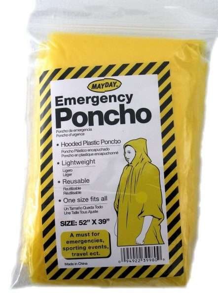 Poncho de Emergencia Marca MAYDAY