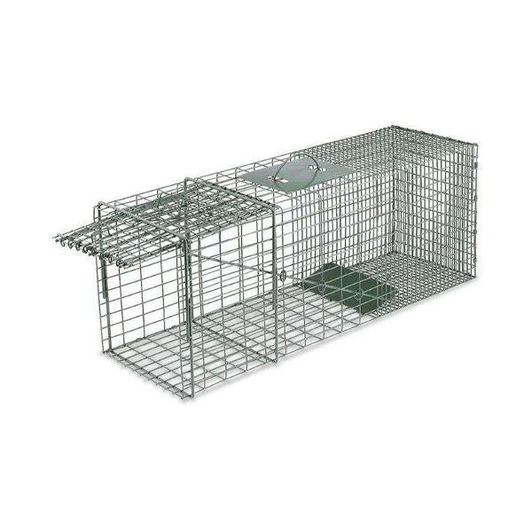 Trampa jaula para vida salvaje con puerta única duke de 32 "x 10" x 12 "
