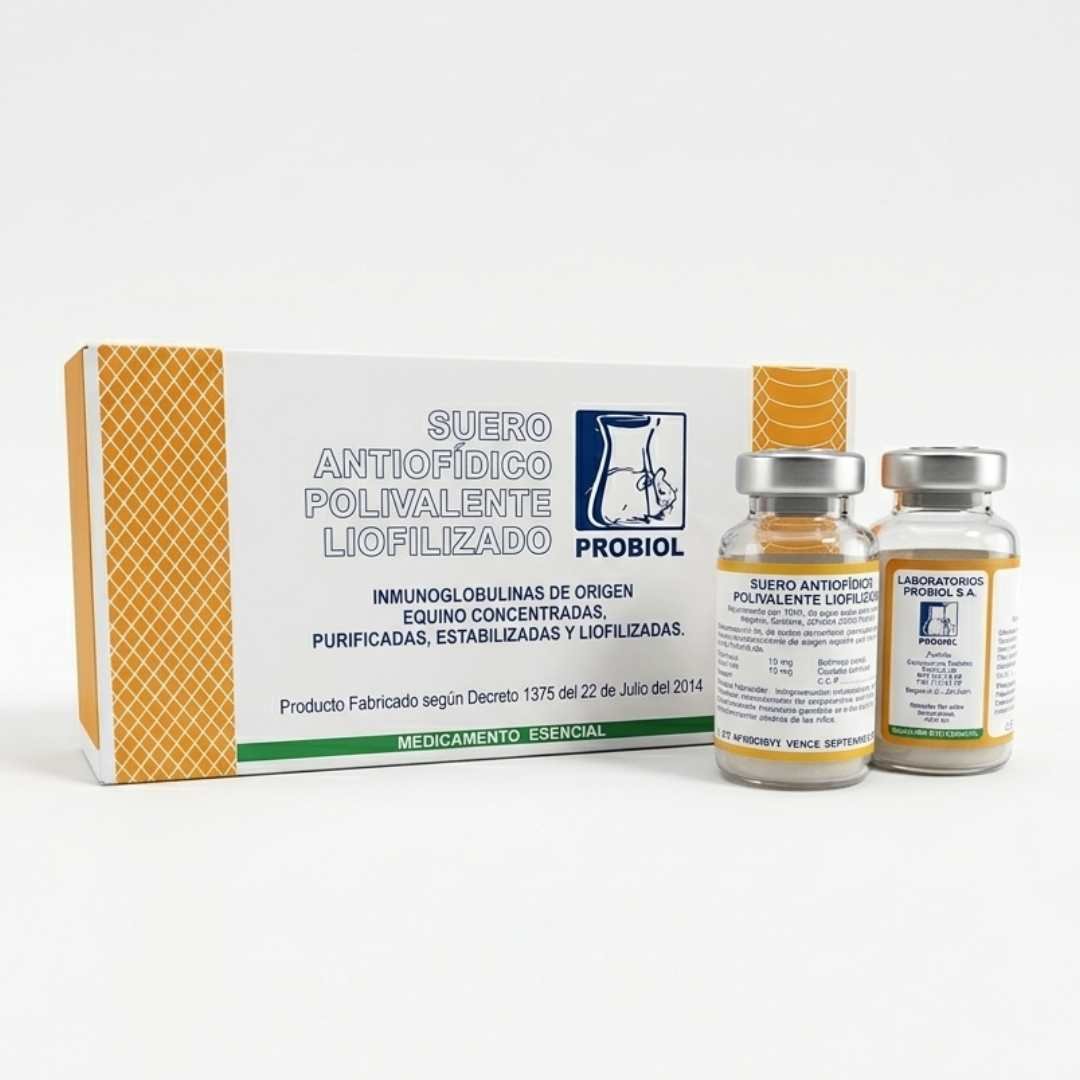 Suero Antiofídico Polivalente Liofilizado Probiol