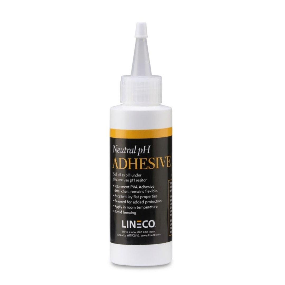 Adhesivo de pH Natural Blanco 4 Oz  Marca Lineco