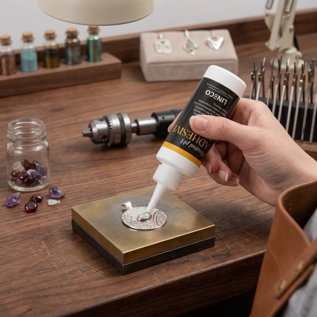 Adhesivo pH neutro Lineco de 4 oz, libre de ácido y de secado transparente. Para encuadernación, conservación, collage y montaje de papel.