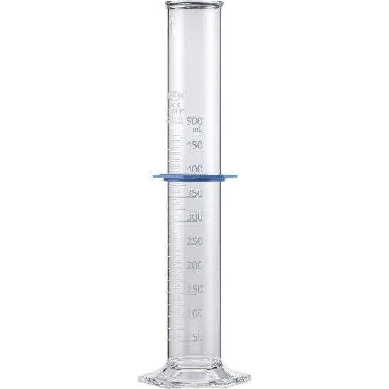 Cilindro graduado de vidrio 500 ml - Imagen 2