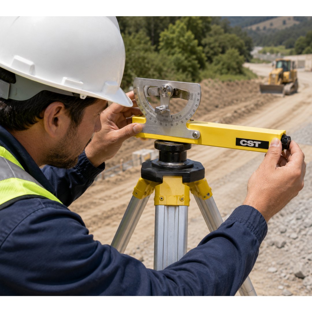 Nivel Abney CST Berger para medir pendientes, ángulos y elevaciones con precisión. Ideal para topografía, geología, ingeniería y construcción.
