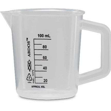 BEAKER DE POLIPROPILENO CON ASA 100ML - Imagen 2