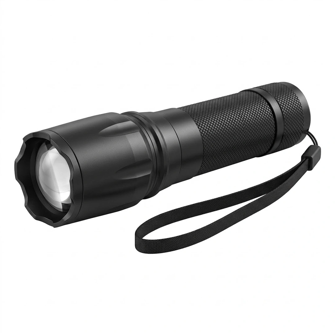 Linterna UltraFire W-878 con zoom y correa de muñeca
