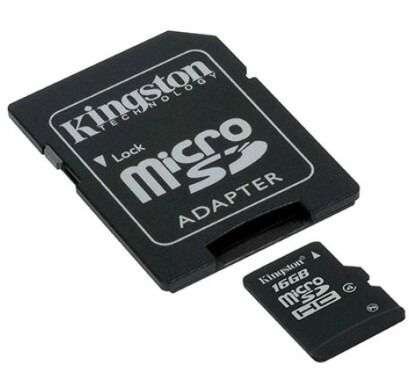 Memoria Micro Sd De 16 Gb Con Adaptador