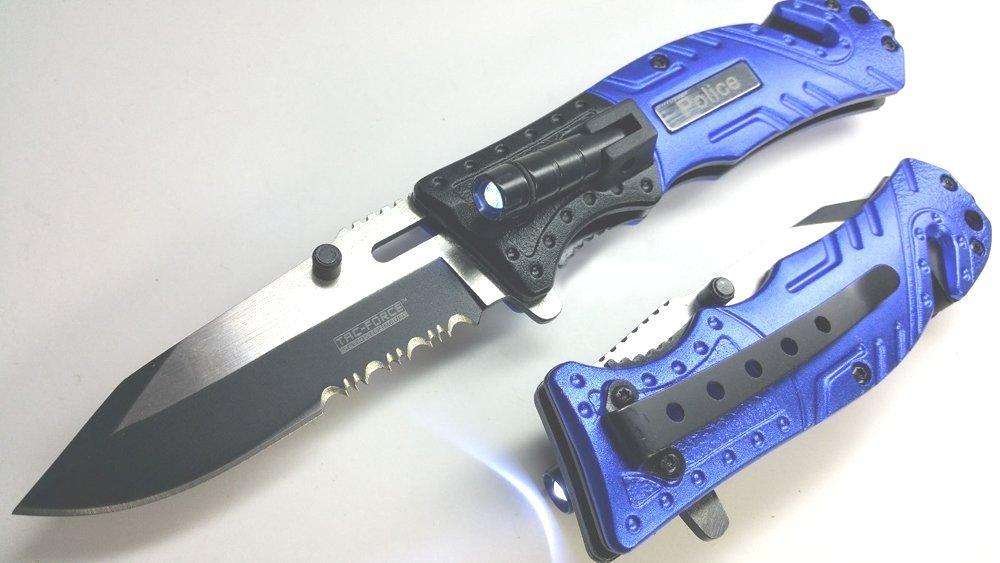 Navaja Azul Tac-force De Rescate Y Supervivencia