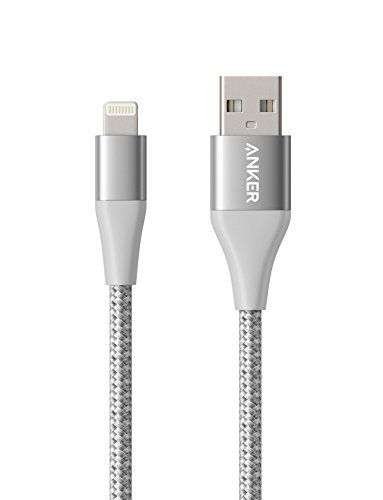 Cable Anker PowerLine II color plateado compatible con iPhone X / 8/8 Plus / 7/7 Plus y más - Imagen 2