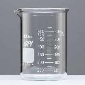 Vaso graduado de vidrio griffin 400 ml
