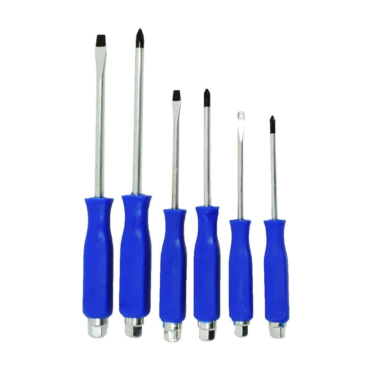 Juego De Destornillador 6 Piezas Azul , Meka