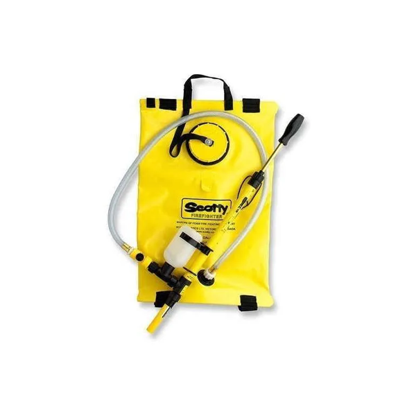 Bomba De Espalda Control De Incendios Amarilla Marca Scotty®