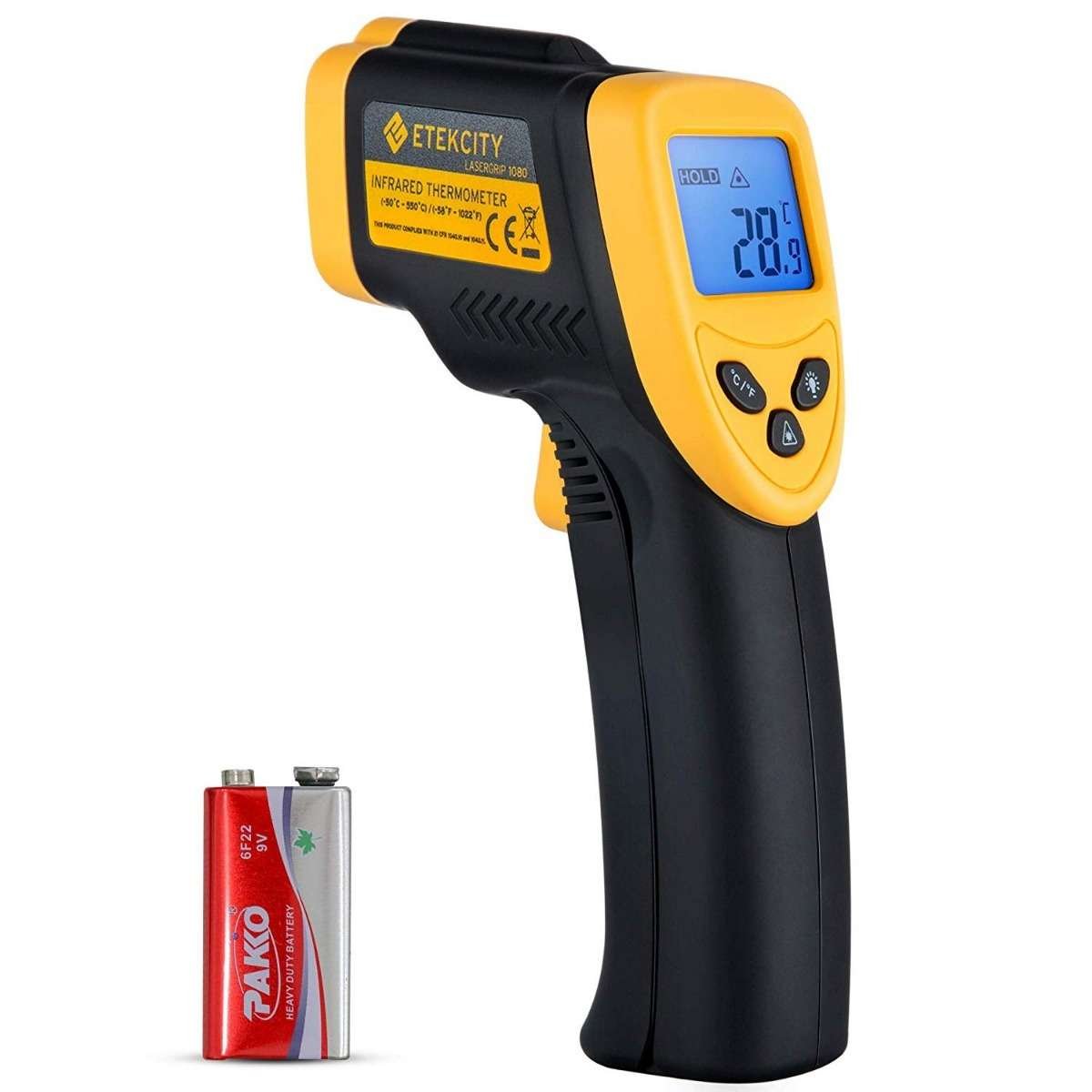 Medidor De Temperatura Termómetro Infrarrojo Láser Etekcity