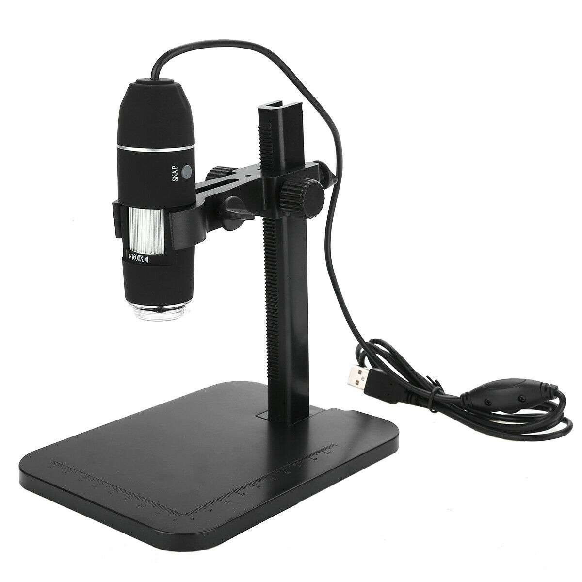 Microscopio Digital 1600x 8 Led Usb