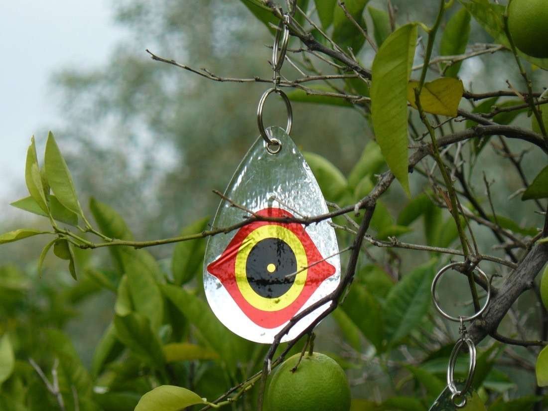Ojo Ahuyentador Aves Pájaros Llavero - Imagen 5