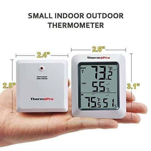 Termohigrómetro Temperatura Humedad Interior Exterior Tp-60s - Imagen 3