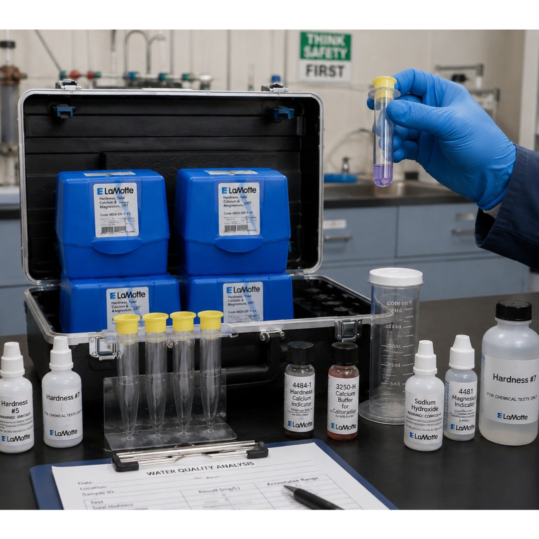 Kit Análisis Suelo LaMotte AM-31 para evaluar pH, nitrógeno, fósforo, potasio y textura. Ideal para agricultura, educación, investigación y análisis ambiental.