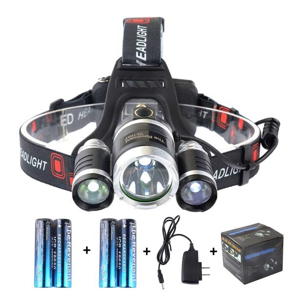 Linterna frontal LED, recargable Marca The Revenant - Imagen 2