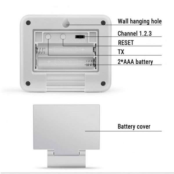 Termohigrómetro Transmisor ThermoPro TX-2 Sensor Remoto - Imagen 3