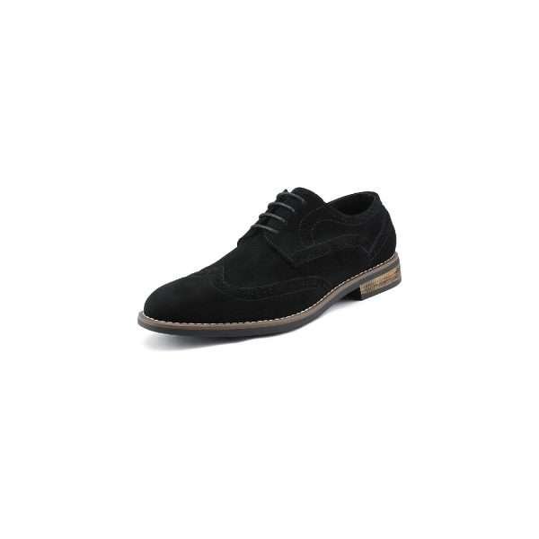 Zapatos Oxford De Gamuza Con Cordones Para Hombre Bruno Marcp