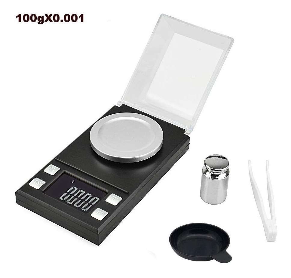 Pesa Digital Profesional 100 G X 0.001 G Alta Precisión