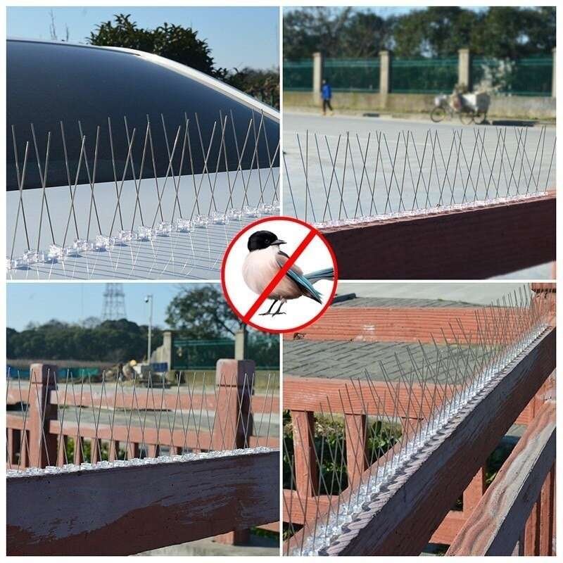 Ahuyentador Chuzos Punzones Agujas2m Plástico Pájaro Paloma - Imagen 3