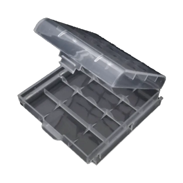 Caja estuche organizador baterías AA y AAA - Imagen 2