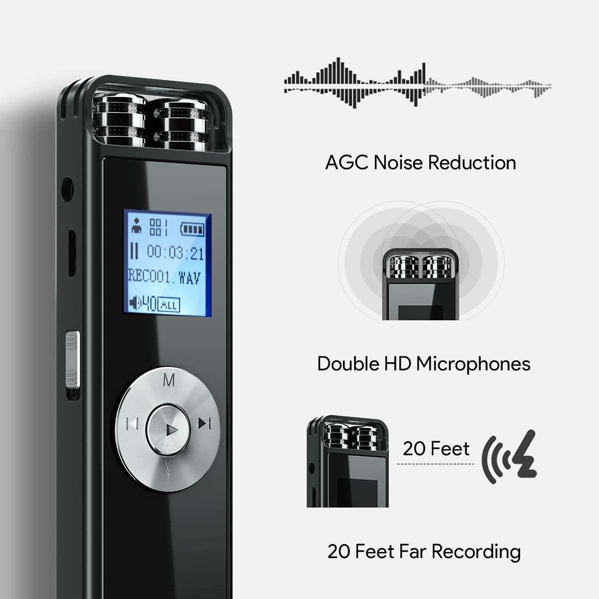 Grabadora De Voz Digital 32 Gb - Imagen 5