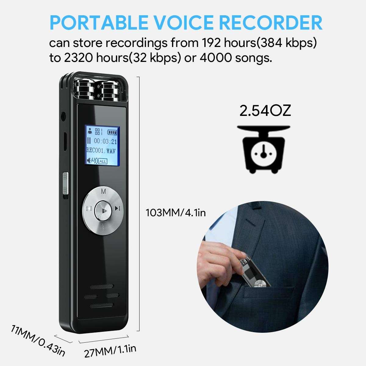 Grabadora De Voz Digital 32 Gb - Imagen 7