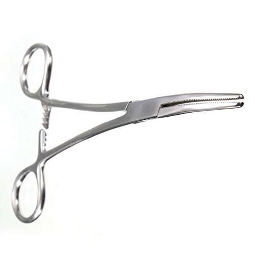 Pinzas Fórceps Hemostáticas 20 Cm Curva - Imagen 2