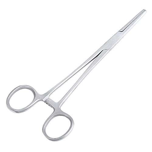 Pinzas Forceps Hemostaticas De Acero Inoxidable, 8 Rectas