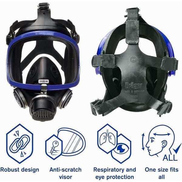 Máscara Respiradora De Cara Completa Drager X-plore 5500 - Imagen 4