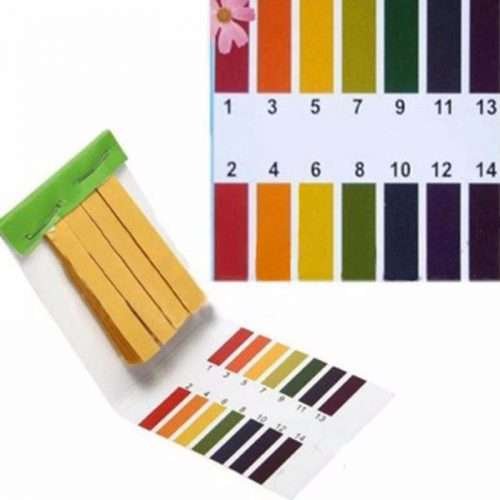 Tiras Para Medir Ph, Papel Tornasol, Paq 80 Tiras