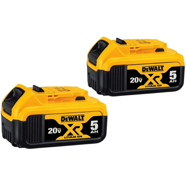 Juego de 2 Baterías Iones De Litio Dcb205 20v 5 Ah Max Dewalt - Imagen 2