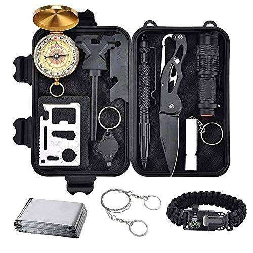 Kit De Supervivencia De Emergencia, 12 En 1 Camping, Caza - Imagen 2
