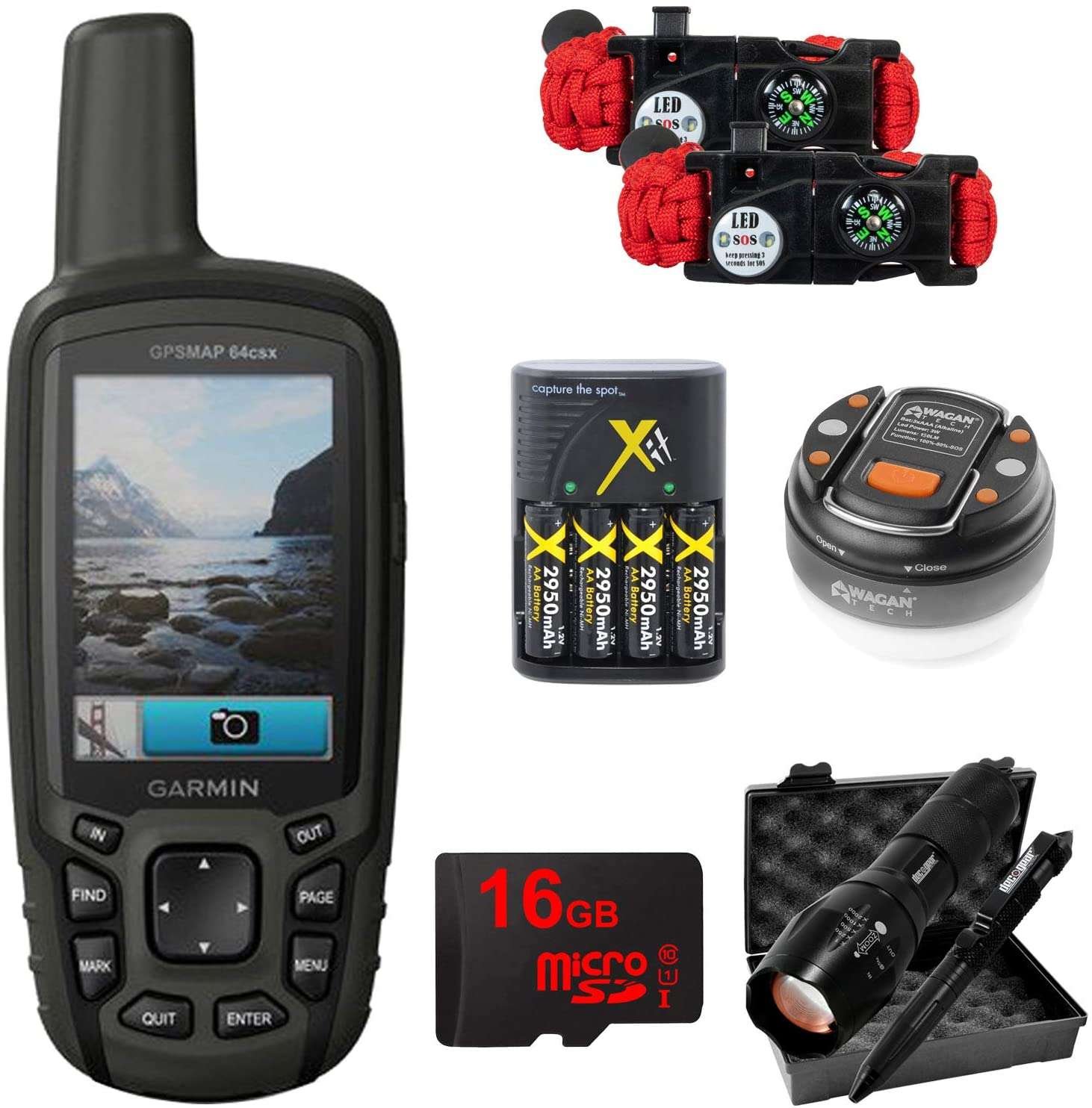 Gps Map 64csx De Mano Con 16 Gb De Camping Y Senderismo - Imagen 3