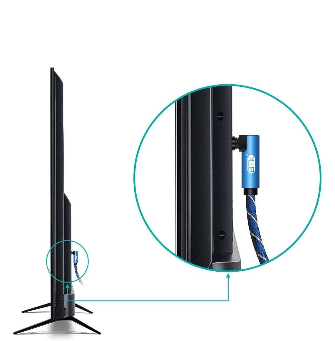 Cable Óptico Toslink De Audio Hdmi Naylon Trenzado de 2 m - Imagen 4