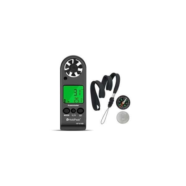 Anemómetro Medidor De Velocidad Del Viento Holdpeak Hp-816b