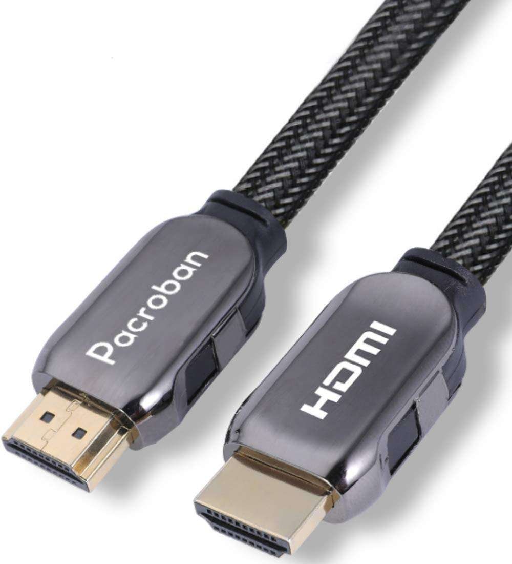 Cable Hdmi 2.1 Trenzado Compatible Con 48 Gbps Pacroban 92cm - Imagen 3