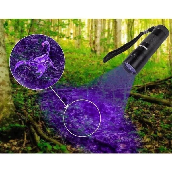 Linterna Uv Morpilot Luz Led De 12 Focos Detector De Manchas - Imagen 2