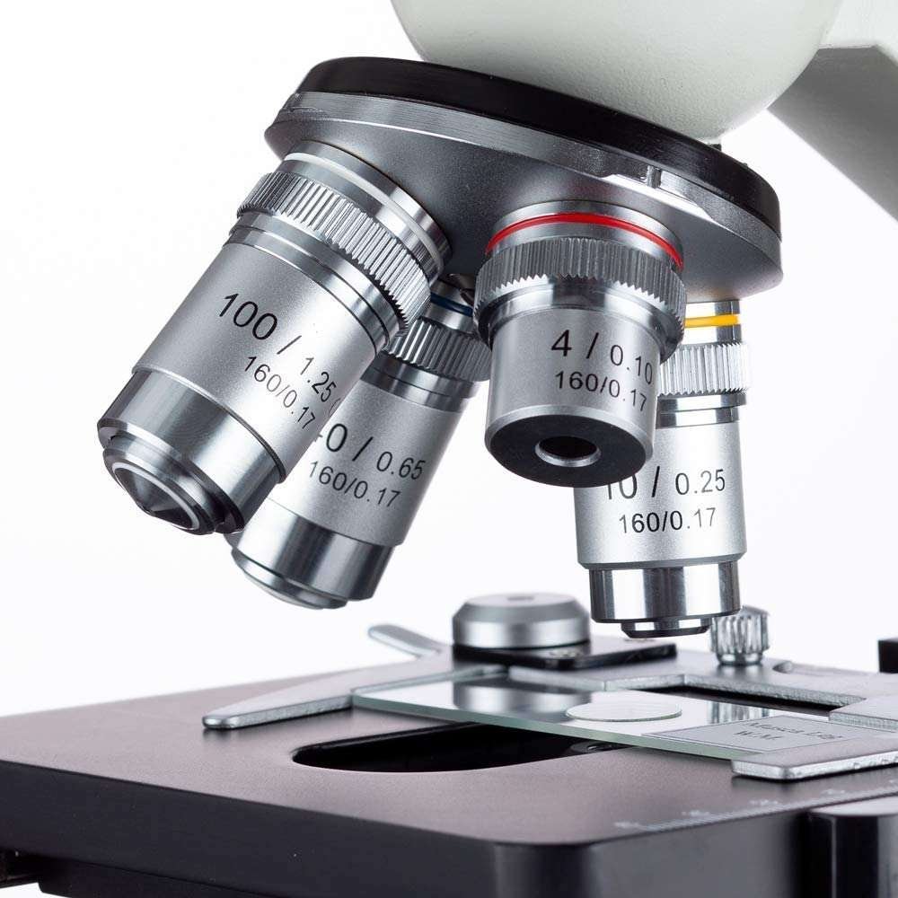 Microscopio Binocular Led Omax 40x-2000x De Laboratorio - Imagen 2