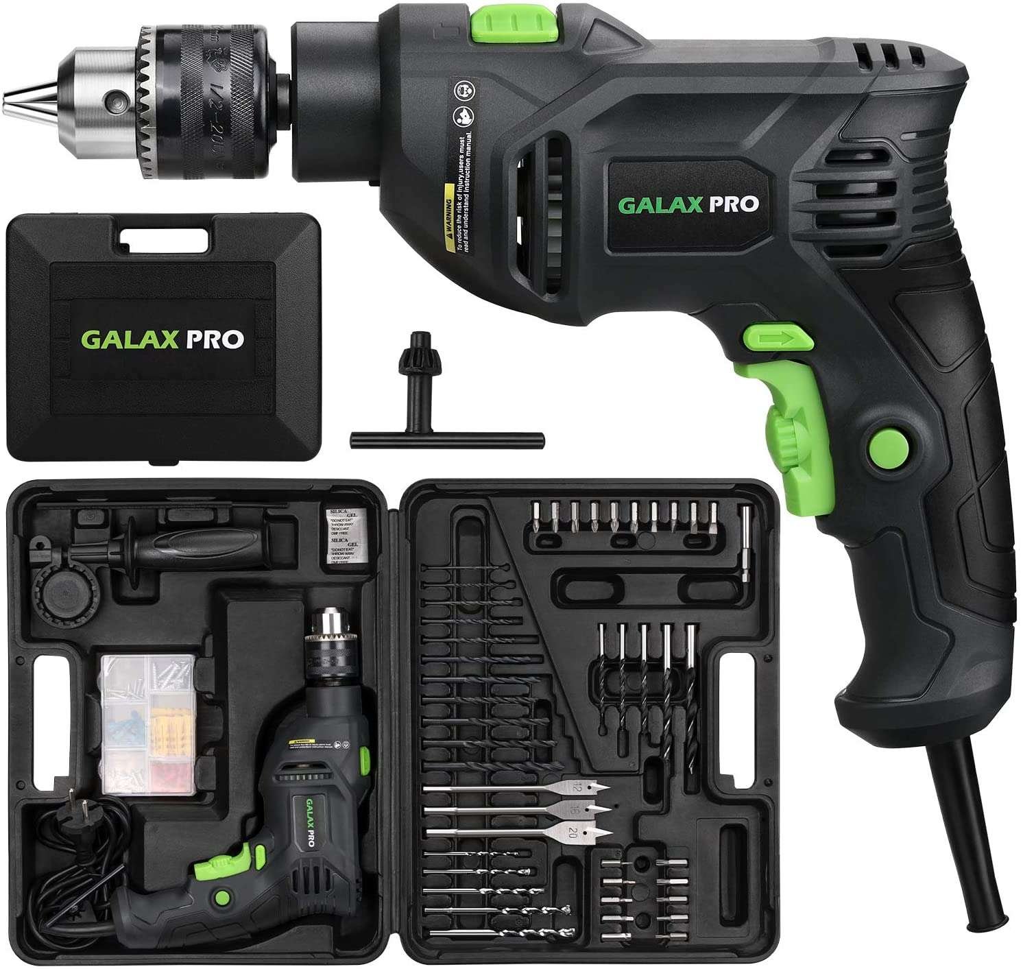Taladro De Impacto Con Cable De 1/2 Pulgadas Galax Pro