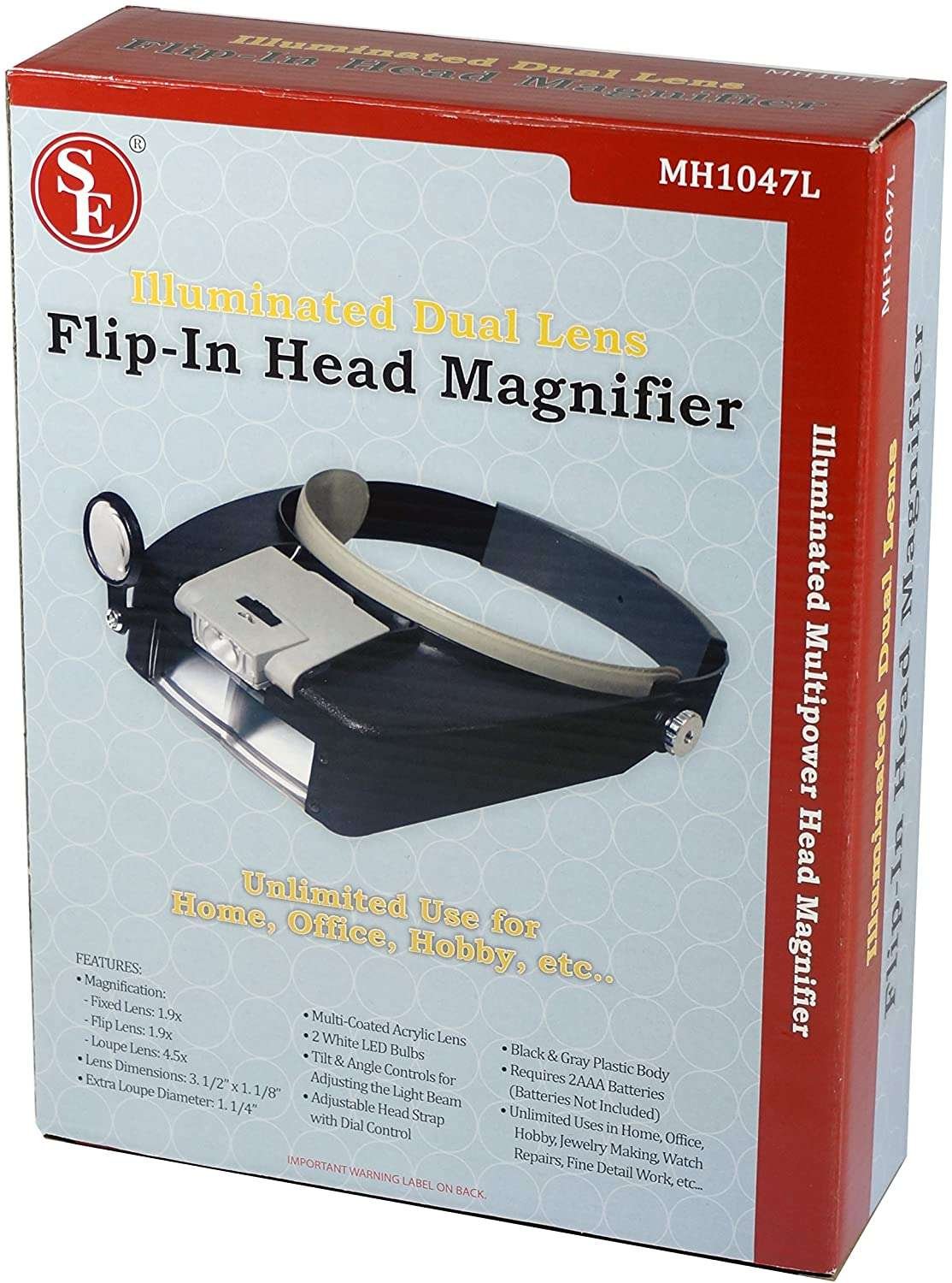Lupa de cabeza LED multi potencia MH1047L - Imagen 3