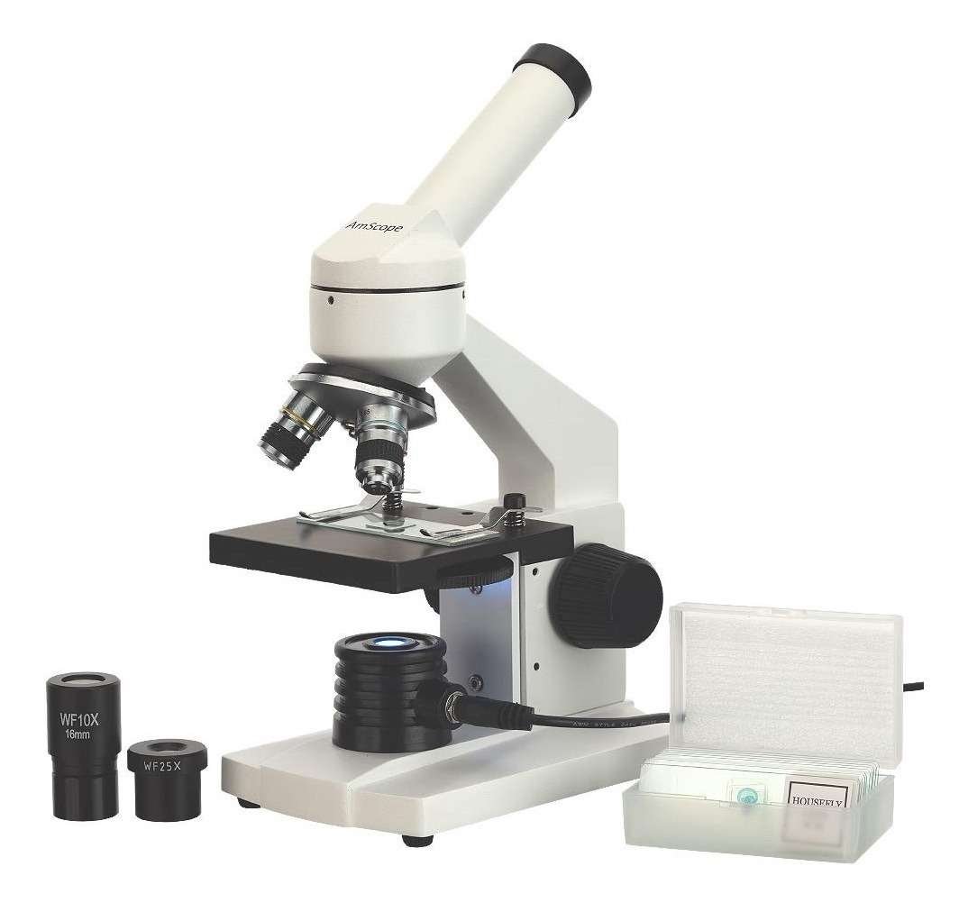 Microscopio, Compuesto Biológico Amscope M102c-pb10 40-1000x - Imagen 4